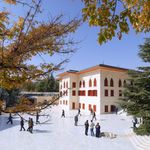 Somuncu Baba Külliyesi sonbahar renklerine büründü