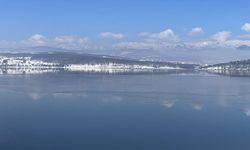 Bolu'nun içme suyu kaynağı Gölköy Barajı'nda su seviyesi tam doluluğa ulaştı