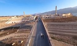 Hasankeyf'teki Şaab Vadisi ve Arkeopark, FPV dronla görüntülendi