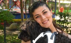 Enduro sporcusunun yol arkadaşı köpeği "Buji" oldu
