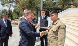 Erzincan'da engelli kişinin askerlik hayali gerçekleştirildi