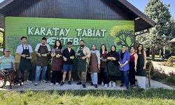 Konya'da üniversite öğrencileri okul duvarlarını renklendiriyor