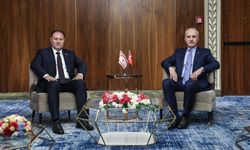 TBMM Başkanı Kurtulmuş, KKTC Cumhuriyet Meclisi Başkanı Öztürkler ile görüştü