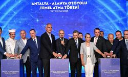Antalya-Alanya Otoyolu'nun temeli atıldı