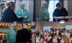 Emine Erdoğan, Gürcistan Cumhurbaşkanı Kavelashvili'nin eşi ile görüşmesine ilişkin video paylaştı