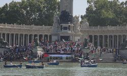 İspanya'da Filistin'e destek gösterileri