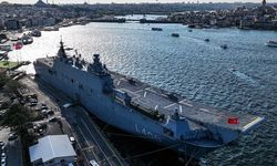 TCG Anadolu, Çanakkale'den İstanbul'a 'Zafer Yolculuğu'nu tamamladı