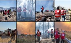 Türk Kızılay, hazirandan bu yana 127 orman yangınına müdahaleye destek sağladı