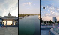 Türkmenistan'ın Hazar kıyısında beyazlar içindeki turizm bölgesi: Avaza
