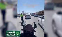 Başkentte polisin 'dur' ihtarına uymayıp kaçan sürücü yakalandı