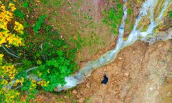 Depremle yeniden akmaya başlayan pınar, bahçeleri yeşertecek