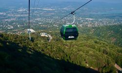 Kartepe Teleferiği, sonbahar renklerini 360 derecelik açıyla sunuyor