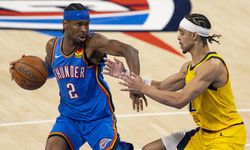 NBA'de Thunder, Pacers'ı iki uzatma sonunda 141-135 yendi