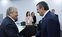 Cumhurbaşkanı Yardımcısı Yılmaz, BM Genel Sekreteri Guterres ile görüştü