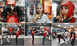Filistinli Muaythai sporcusu genç kız, kazandığı altın madalyayı Gazze'ye armağan etti