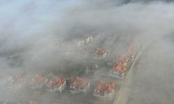 Sisle kaplanan Kastamonu havadan görüntülendi