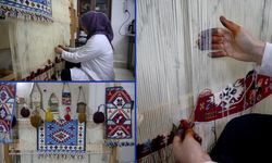 Tarihi Sarız kilimi unutulmaması için dokunup arşivleniyor