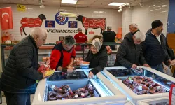 Başkent Market'te et satışı tam gaz