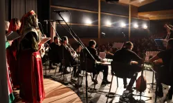 Erzurum'da çocuklardan duygu dolu türkü konseri