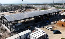 Kocaeli itfaiye depo binasında çalışmalar yüzde 80'e ulaştı