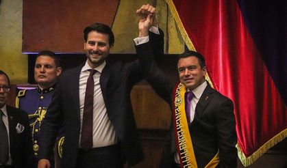 Ekvador'da seçimleri kazanan devlet başkanı Daniel Noboa yemin etti
