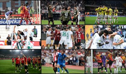Galatasaray, bitime 3 hafta kala Fenerbahçe'nin 8 puan önünde liderliğini sürdürdü