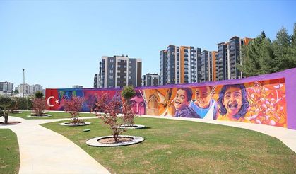 Gaziantep'te AB-Türkiye dayanışması için yapılan sanat duvarı açıldı
