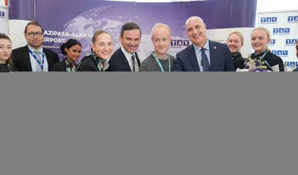 Gazipaşa-Alanya Havalimanı, Copenhagen Air Taxi'nin ilk uçuşunu karşıladı