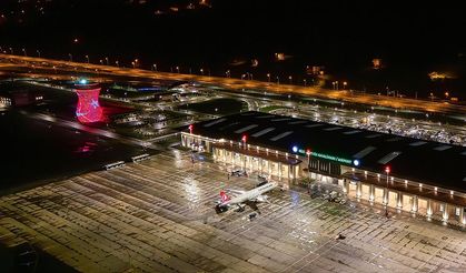 Rize-Artvin Havalimanı nisanda 77 bin 895 yolcuya hizmet verdi