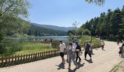 Bolu'daki tabiat ve milli parklar bayramda ilgi gördü