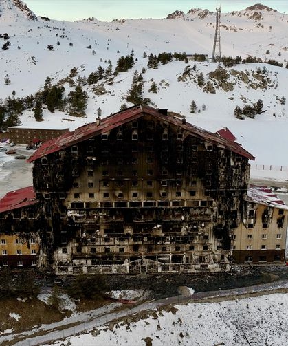 Kartalkaya'daki otel yangınına ilişkin soruşturmada 2 şüpheli gözaltına alındı