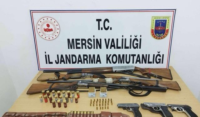 Mersin'de silah kaçakçılığı yaptığı iddia edilen zanlı yakalandı