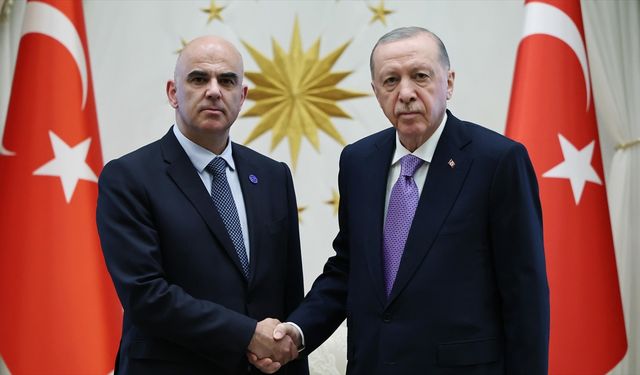 Cumhurbaşkanı Erdoğan, Avrupa Konseyi Genel Sekreteri Berset'i kabul etti