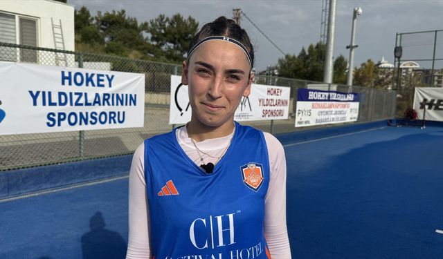 Alanya Yıldızları Hokey Takımı oyuncusu Nur, Süper Lig'de şampiyonluğa inanıyor