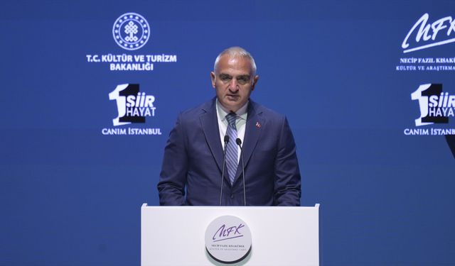 Bakan Ersoy: Necip Fazıl Kısakürek biz kimiz sorusuna hayati cevaplar vermiş bir fikir ve dava adamıdır