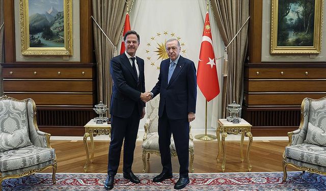 Cumhurbaşkanı Erdoğan, NATO Genel Sekreteri Rutte'yi kabul etti