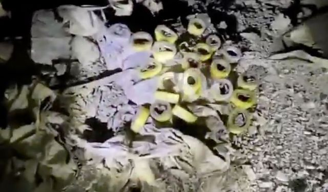 Irak'ın kuzeyinde teröristlerce kullanılan mağara kullanılamaz hale getirildi