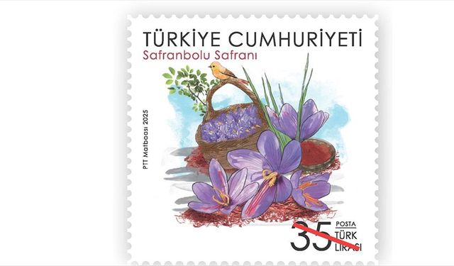PTT'den "Safranbolu Safranı" konulu anma pulu ve ilk gün zarfı
