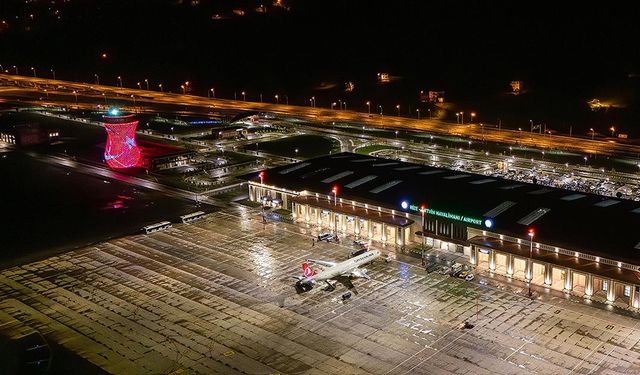 Rize-Artvin Havalimanı nisanda 77 bin 895 yolcuya hizmet verdi