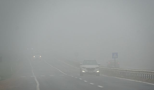 Tekirdağ'da sis etkili oldu