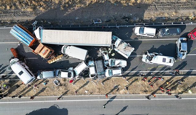 Türkiye'de geçen yıl 1 milyon 444 bin 27 trafik kazası meydana geldi