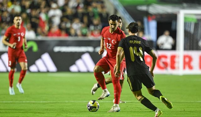 A Milli Futbol Takımı, hazırlık maçında Meksika'ya 1-0 mağlup oldu