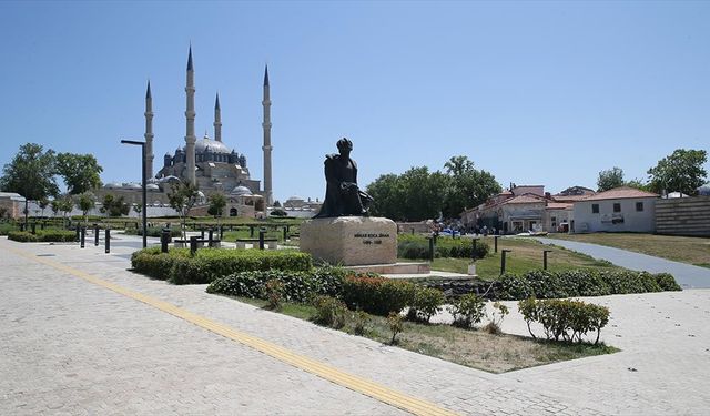 Edirne'de sıcak hava etkili oluyor