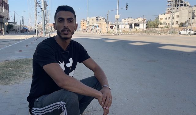 Filistinli İbrahim, çektiği videolarla Gazze'de yardım adı altında yaşanan "sefaleti" dünyaya duyuruyor
