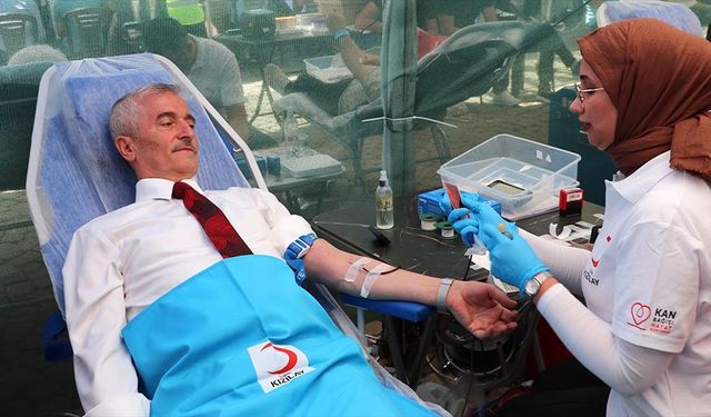 Gaziantep'te 43 belediye personeliyle başlayan kan bağışı kampanyası 66 bin üniteye ulaştı