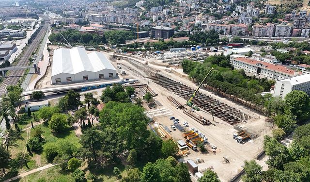 Körfezray Metro Projesi'nde çalışmalar sürüyor