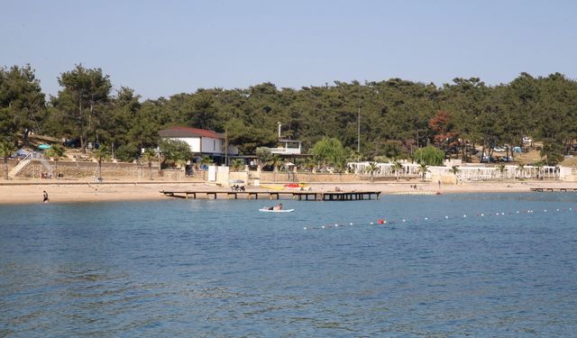 Mavi ve yeşilin buluştuğu Saros Körfezi sahillerine Avrupalı turist ilgisi