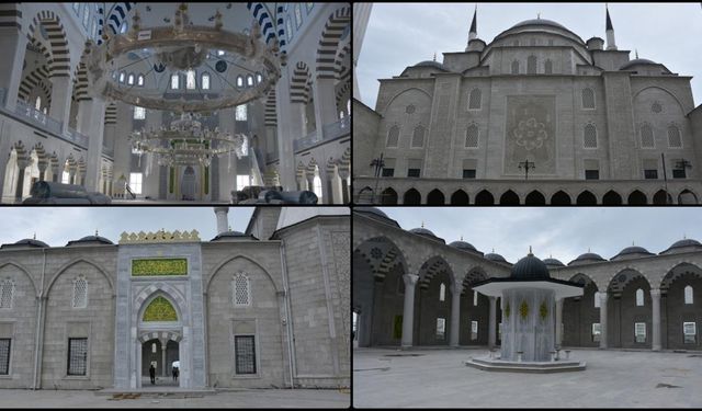 Trabzon'da 15 bin kişinin ibadet edebileceği camide sona gelindi