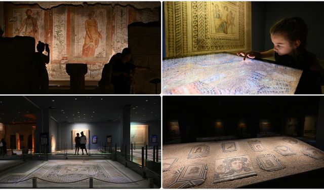 Zeugma Mozaik Müzesi'ni bayramda 15 bin 600 kişi ziyaret etti
