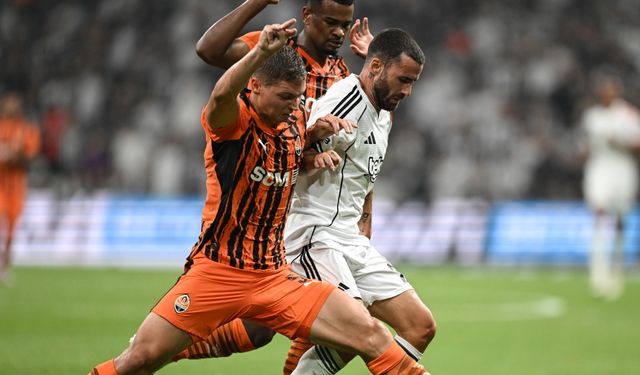 Beşiktaş, Shakhtar Donetsk karşısında yarın tur için mücadele edecek